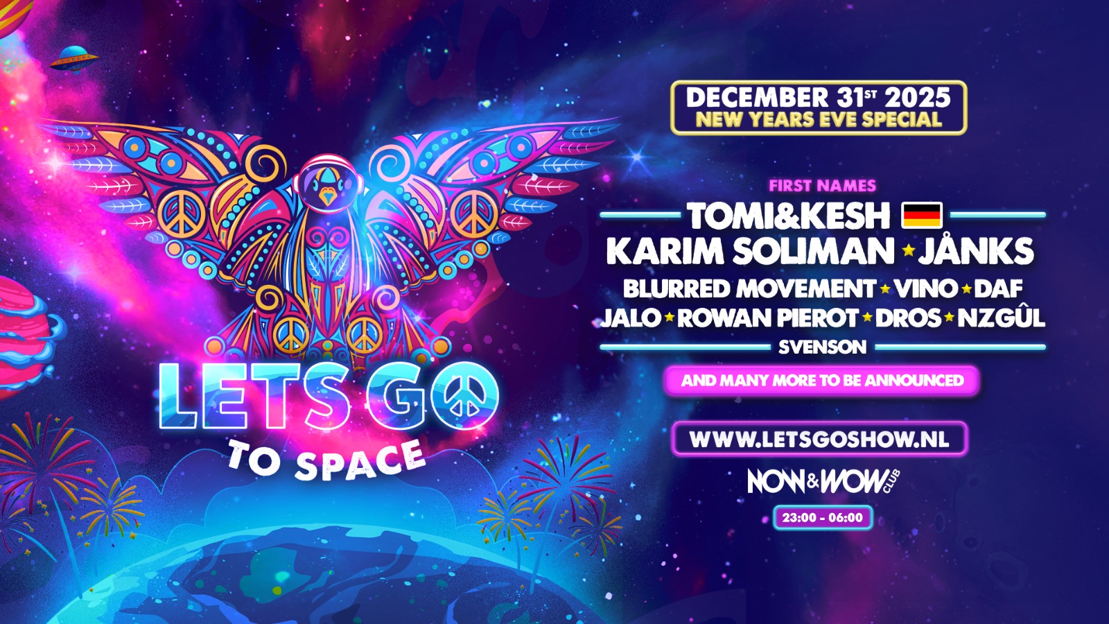 LET’S GO “To Space” – New Years Eve Special