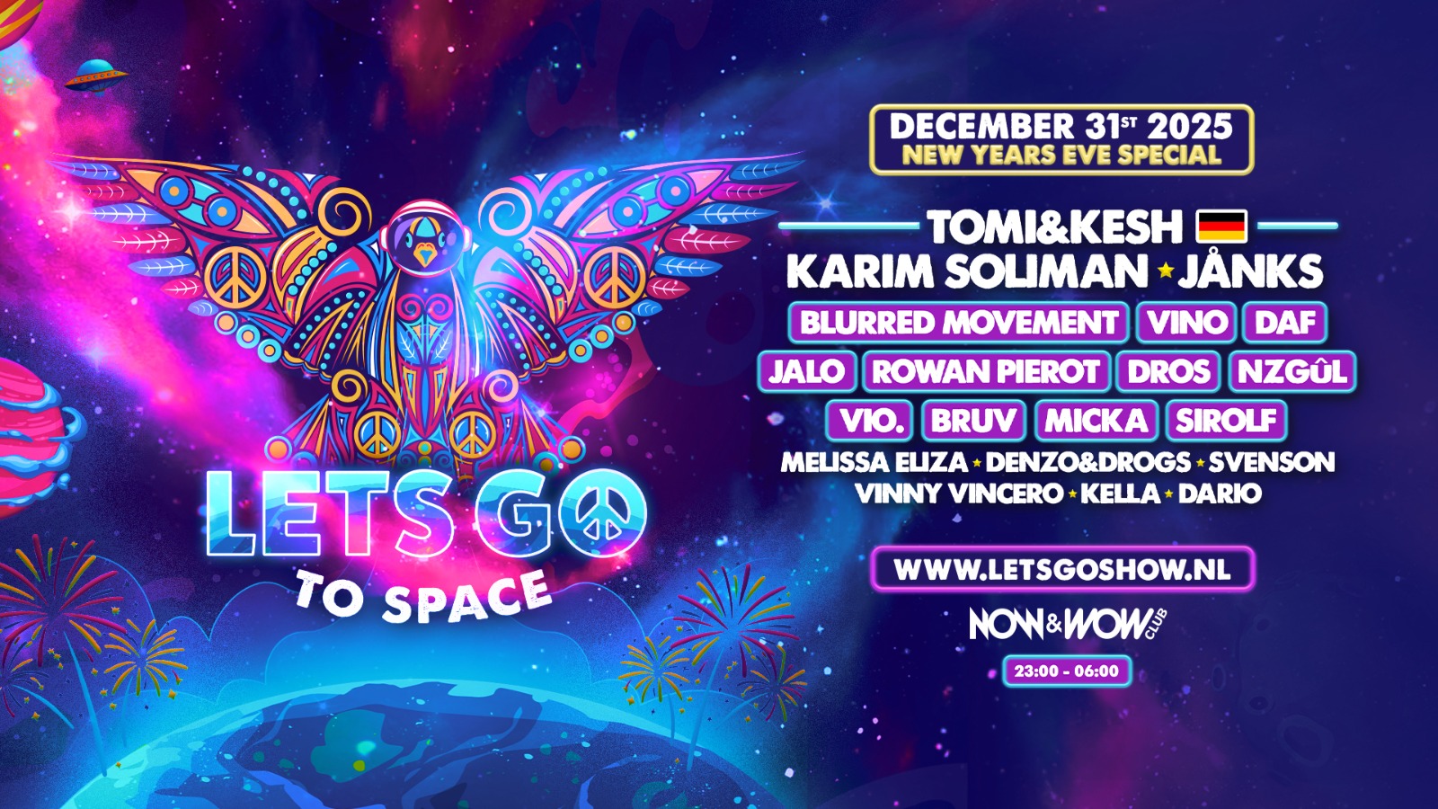 LET’S GO “To Space” – New Years Eve Special