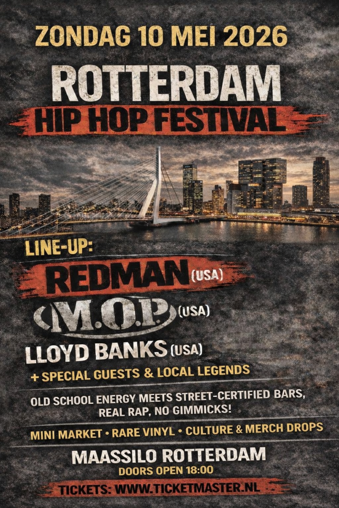 Rotterdam Hiphop Festival debuteert met internationale topacts in Maassilo